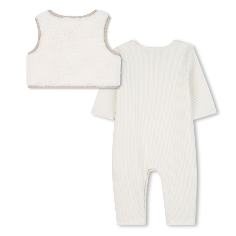 Conjunto de mono y cárdigan TIMBERLAND 
                        NIÑO