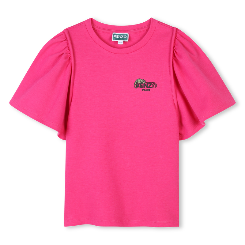 Camiseta lisa de manga corta KENZO KIDS 
                        NI&Ntilde;A