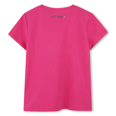 Camiseta de manga corta KARL LAGERFELD KIDS NI&Ntilde;A