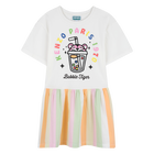 Vestido estampado brillante KENZO KIDS 
                    NI&Ntilde;A