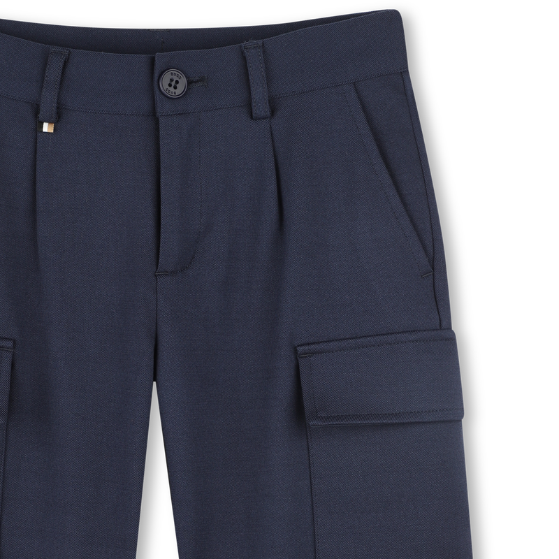 Bermudas lisas con bolsillos BOSS 
                        NI&Ntilde;O