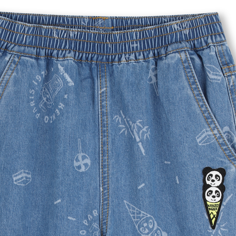 BERMUDAS VAQUERAS KENZO KIDS 
                        NI&Ntilde;O