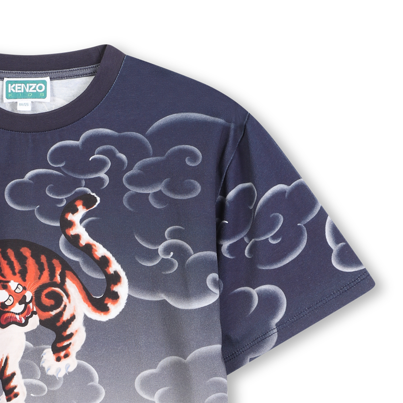 Camiseta de algod&oacute;n KENZO KIDS 
                        UNISEXO