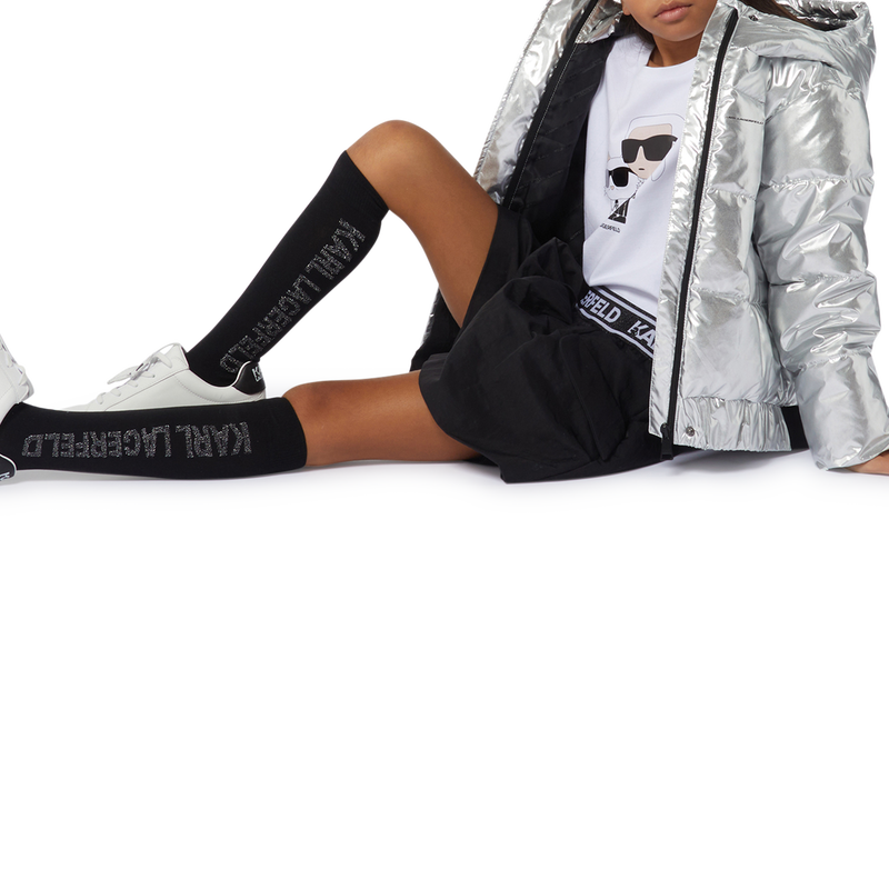 Camiseta con estampado KARL LAGERFELD KIDS 
                        NI&Ntilde;A