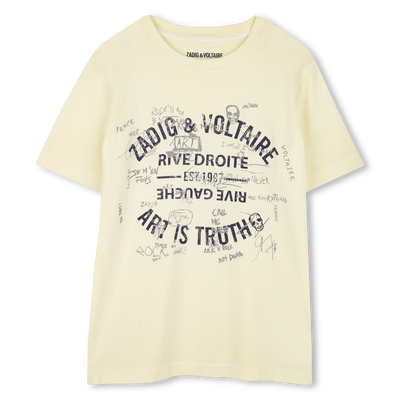 Camiseta de manga corta ZADIG & VOLTAIRE NI&Ntilde;O