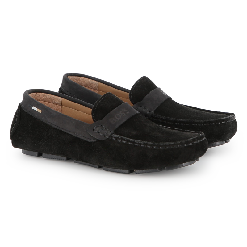 Mocasines de piel de vacuno BOSS 
                        NI&Ntilde;O