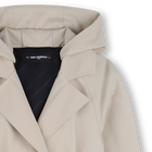 Gabardina forrada KARL LAGERFELD KIDS 
                    NI&Ntilde;A