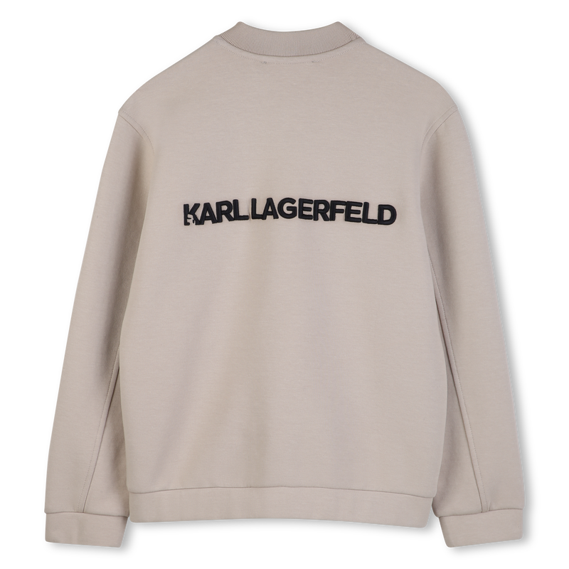 SUDADERA CON CAPUCHA CON CREMALLERA KARL LARGERFELD KIDS 
                        NIÑO