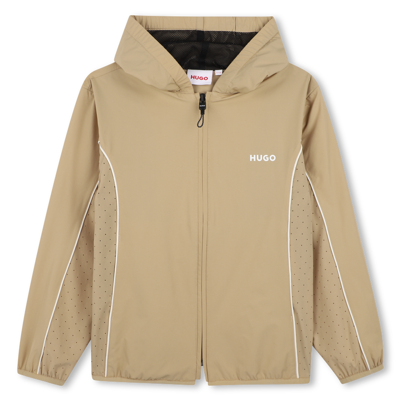 SUDADERA JOGGER CON CAPUCHA HUGO 
                        NI&Ntilde;O