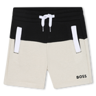 Pantal&oacute;n bicolor de mulet&oacute;n BOSS 
                    NI&Ntilde;O