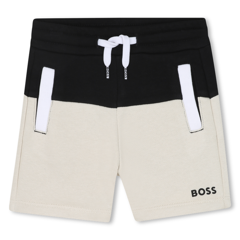 Pantal&oacute;n bicolor de mulet&oacute;n BOSS 
                        NI&Ntilde;O