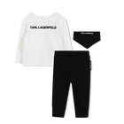 Conjunto de camiseta, b&oacute;xer y bufanda KARL LAGERFELD KIDS 
                    NI&Ntilde;O