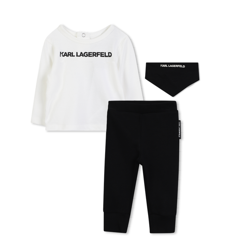 Conjunto de camiseta, b&oacute;xer y bufanda KARL LAGERFELD KIDS 
                        NI&Ntilde;O