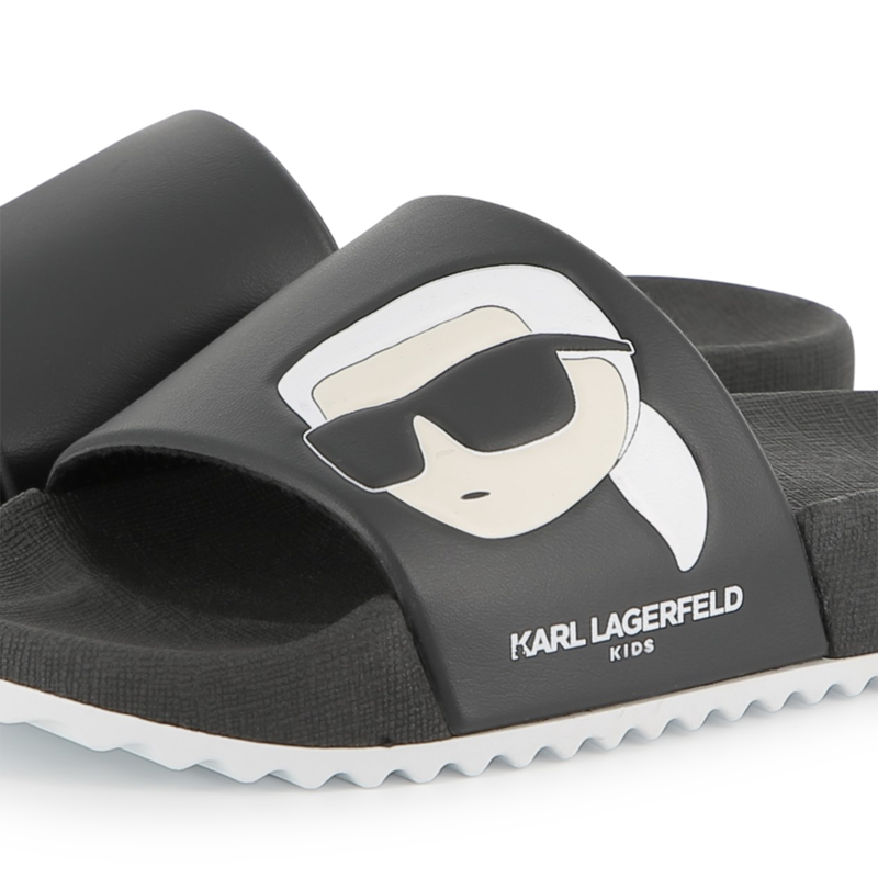 Chanclas estampadas KARL LARGERFELD KIDS 
                        NI&Ntilde;O