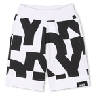 Bermudas de mulet&oacute;n de algod&oacute;n DKNY 
                    UNISEXO