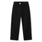 Pantal&oacute;n con pinzas y vuelta DKNY 
                    NI&Ntilde;A