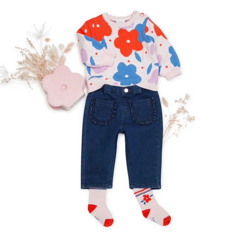 Calcetines altos estampados CARREMENT BEAU 
                        NI&Ntilde;A