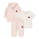 Conjunto de camiseta, c&aacute;rdigan y pantal&oacute;n KENZO KIDS 
                    UNISEXO
