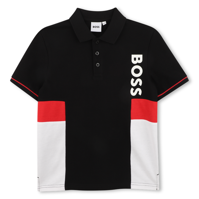 POLO MANGA CORTA BOSS 
                        NI&Ntilde;O