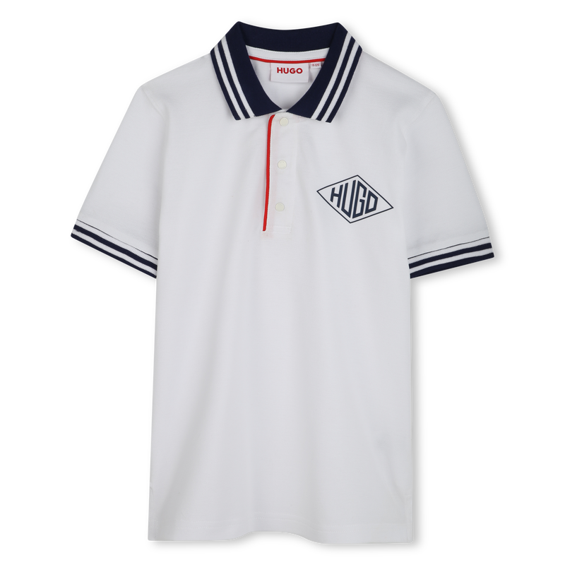Polo de manga corta HUGO 
                        NI&Ntilde;O