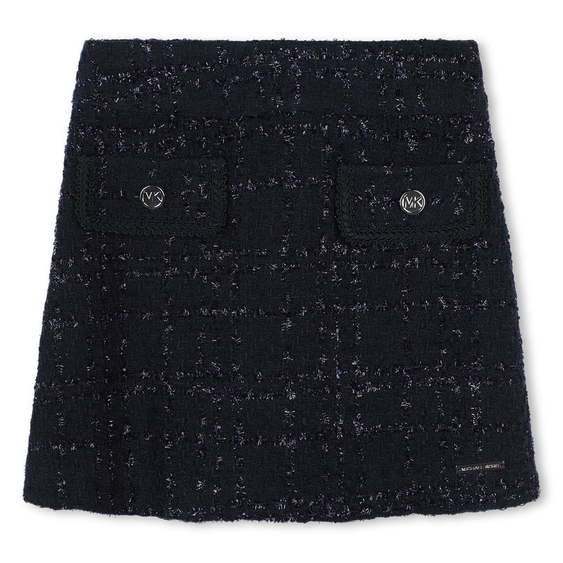 Falda corta de tweed MICHAEL KORS 
                        NI&Ntilde;A