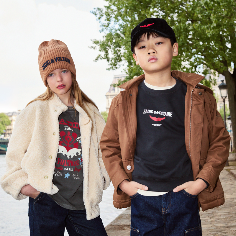 Camiseta oversize estampada ZADIG & VOLTAIRE 
                        NI&Ntilde;A