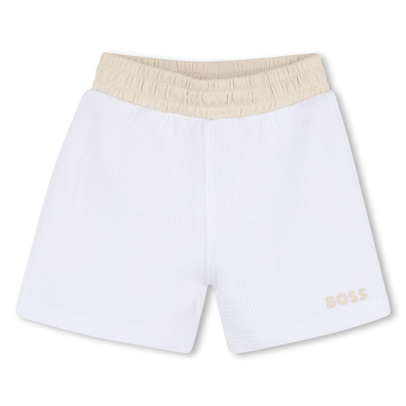 CONJUNTO POLO + PANTAL&Oacute;N CORTO BOSS 
                        NI&Ntilde;O