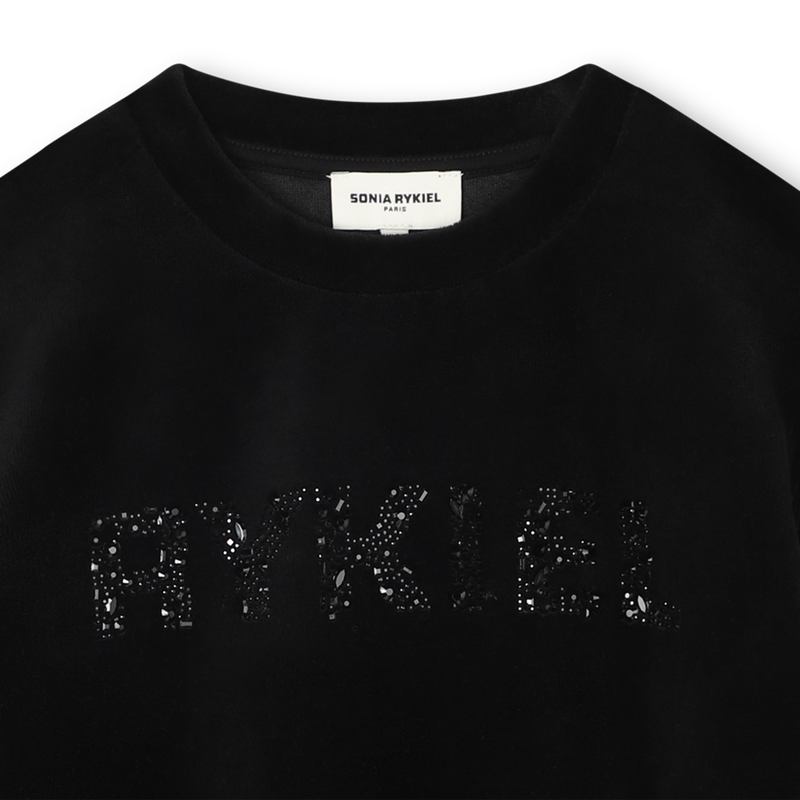 Sudadera de terciopelo SONIA RYKIEL 
                        NI&Ntilde;A