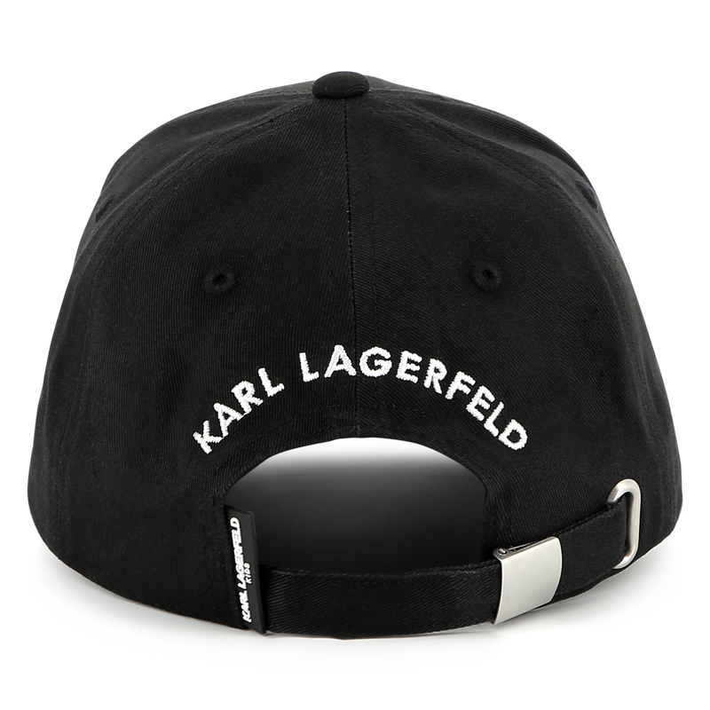 Gorra ajustable de algod&oacute;n KARL LAGERFELD KIDS 
                        NI&Ntilde;O