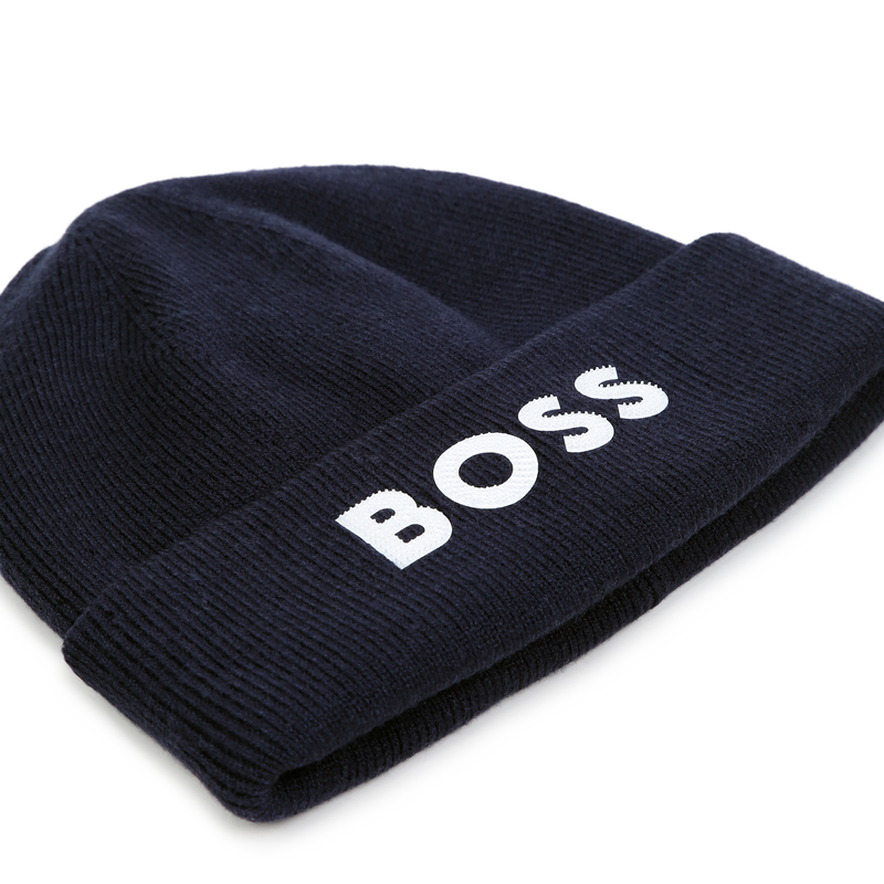 Gorro de punto BOSS 
                        NI&Ntilde;O