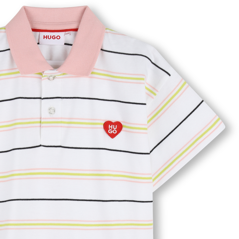 VESTIDO A RAYAS HUGO 
                        NI&Ntilde;A