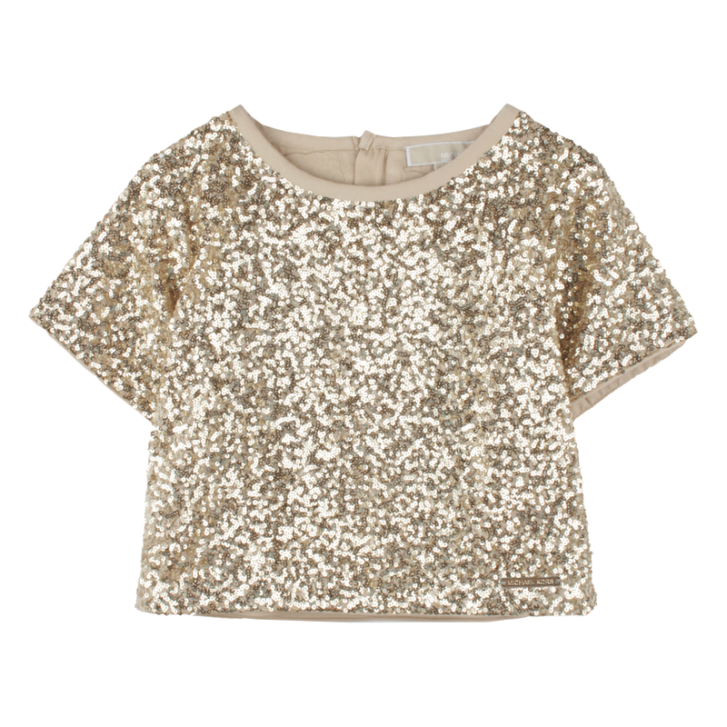Blusa de gala con lentejuelas MICHAEL KORS 
                        NI&Ntilde;A