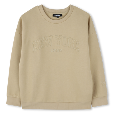 Sudadera de mulet&oacute;n de algod&oacute;n DKNY UNISEXO