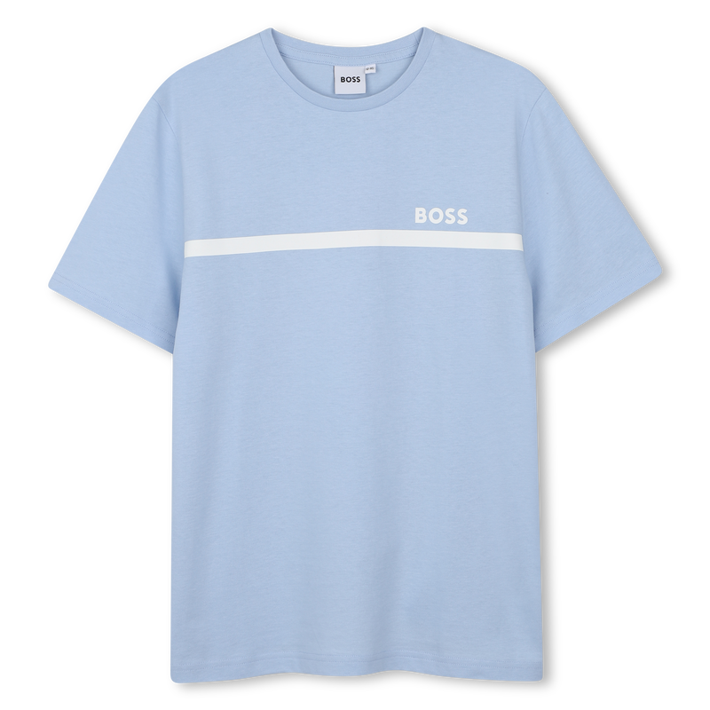 CAMISETA DE MANGA CORTA BOSS 
                        NI&Ntilde;O