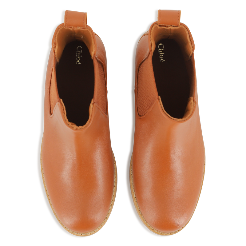 Botas de piel de vaca CHLOE 
                        NI&Ntilde;A