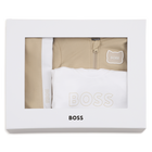 Conjunto de c&aacute;rdigan + pantal&oacute;n + camiseta BOSS 
                    NI&Ntilde;O