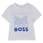Conjunto de c&aacute;rdigan + pantal&oacute;n + camiseta BOSS 
                    NI&Ntilde;O