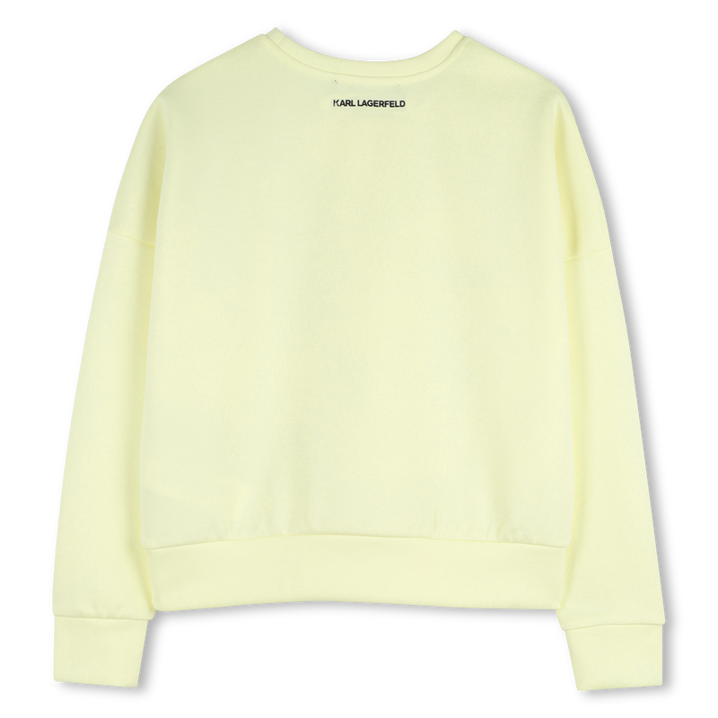 MAXI SUDADERA ESTAMPADA KARL LAGERFELD KIDS 
                        NI&Ntilde;A