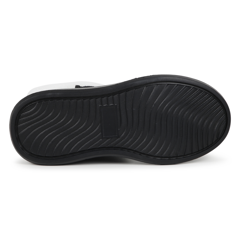 Botines de cuero con vuelta KARL LAGERFELD KIDS 
                        NI&Ntilde;A