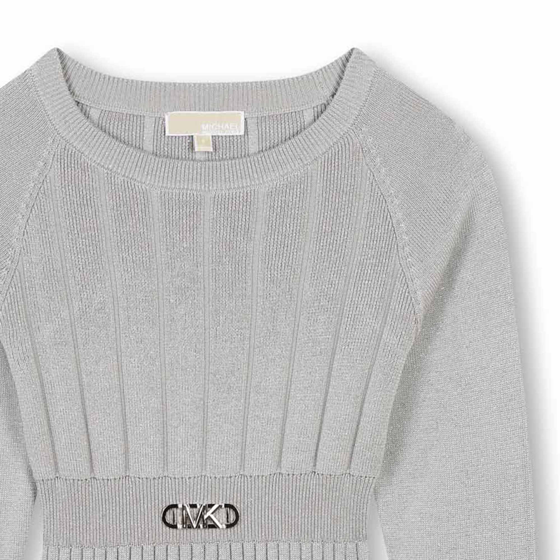 Vestido de punto y manga larga MICHAEL KORS 
                        NI&Ntilde;A