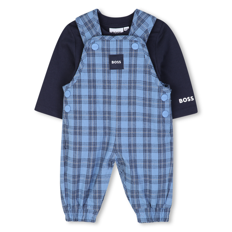 Conjunto de mono y camiseta BOSS 
                        NI&Ntilde;O