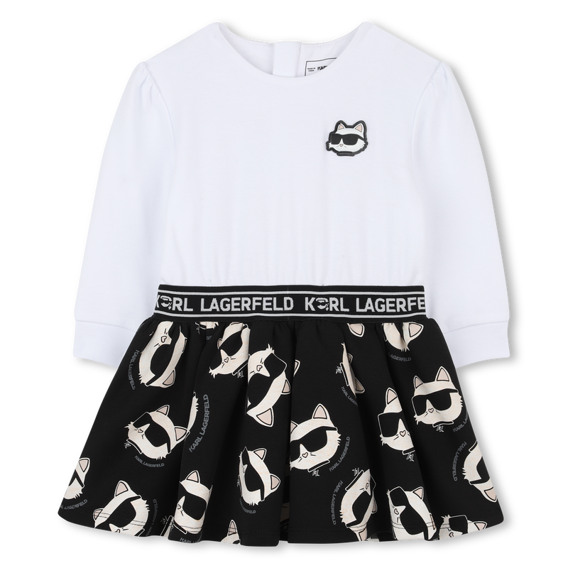 Vestido de manga larga KARL LAGERFELD KIDS 
                        NI&Ntilde;A