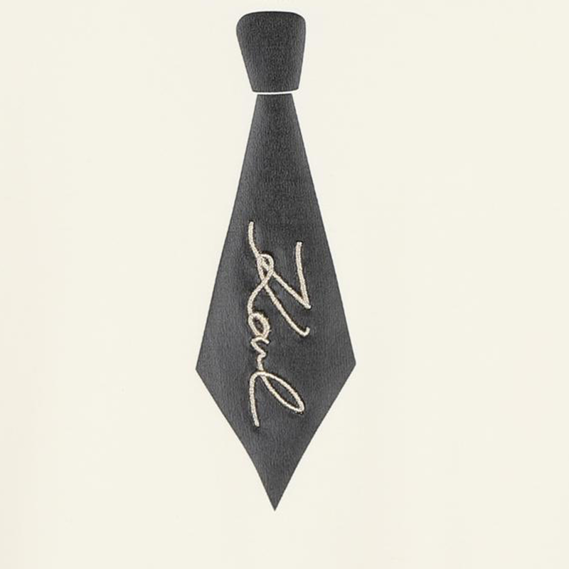 Top con estampado de corbata KARL LAGERFELD KIDS 
                        NI&Ntilde;A