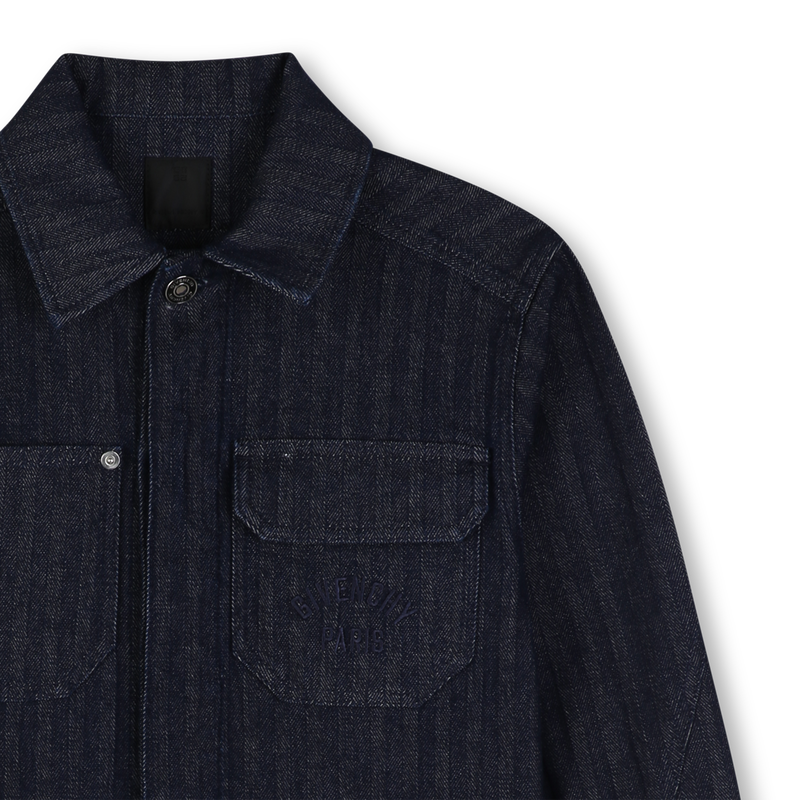 Chaqueta de mezclilla GIVENCHY 
                        NI&Ntilde;O