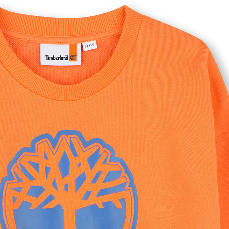Sudadera con logo estampado TIMBERLAND 
                        NI&Ntilde;O