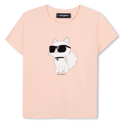 Camiseta de manga corta KARL LAGERFELD KIDS NI&Ntilde;A