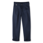 Pantal&oacute;n chino de sarga lisa BOSS 
                    NI&Ntilde;O