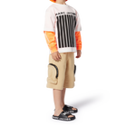 Camiseta de algod&oacute;n bicolor MARC JACOBS 
                    NI&Ntilde;O