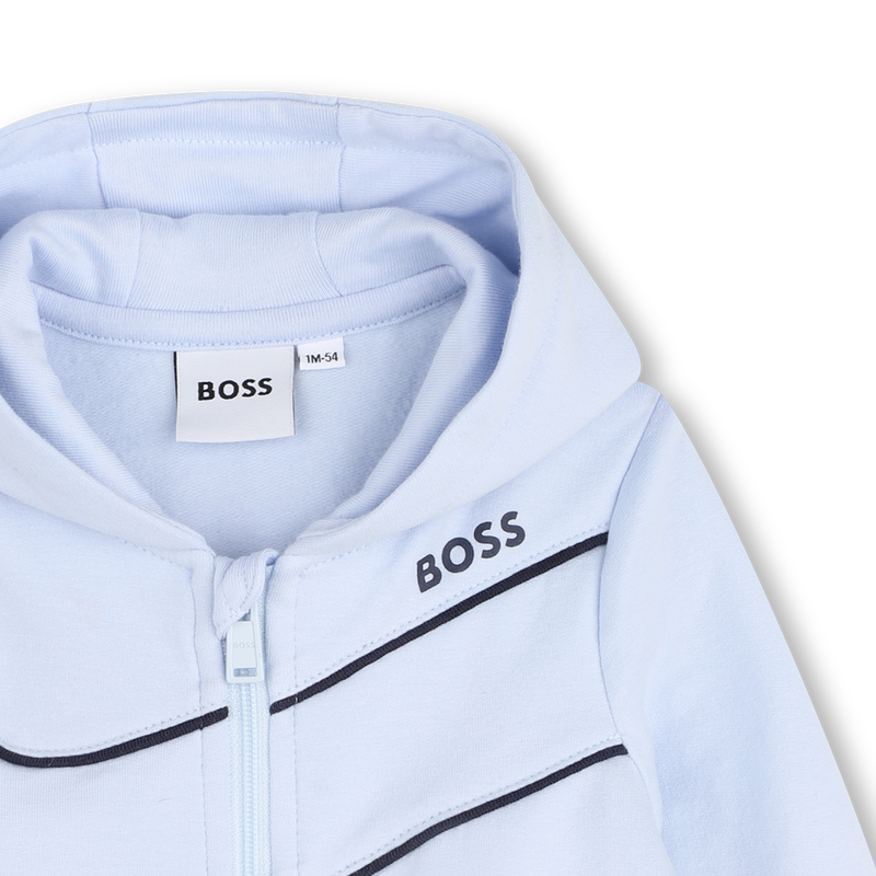 Conjunto de pantal&oacute;n, c&aacute;rdigan y camiseta BOSS 
                        NI&Ntilde;O