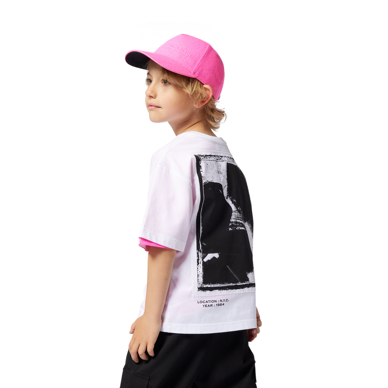 Gorra ajustable de algod&oacute;n MARC JACOBS 
                        NI&Ntilde;A